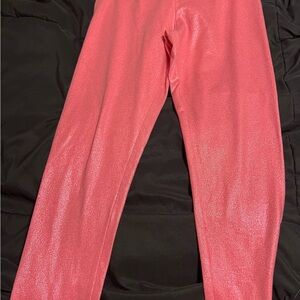 Kids Sparkly Pink Sweatpants